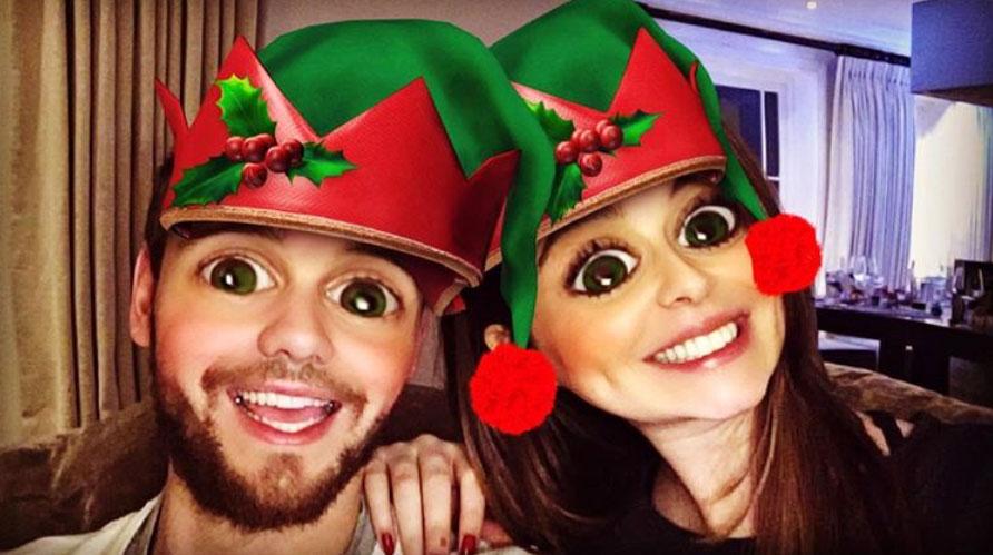  The pair shared fun festive social media snaps together in 2016