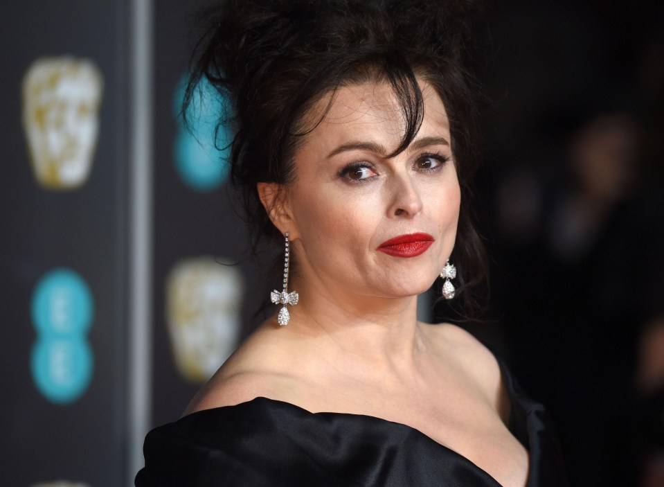 Helena Bonham Carter at the BAFTA awards ceremony is a talented British actress 