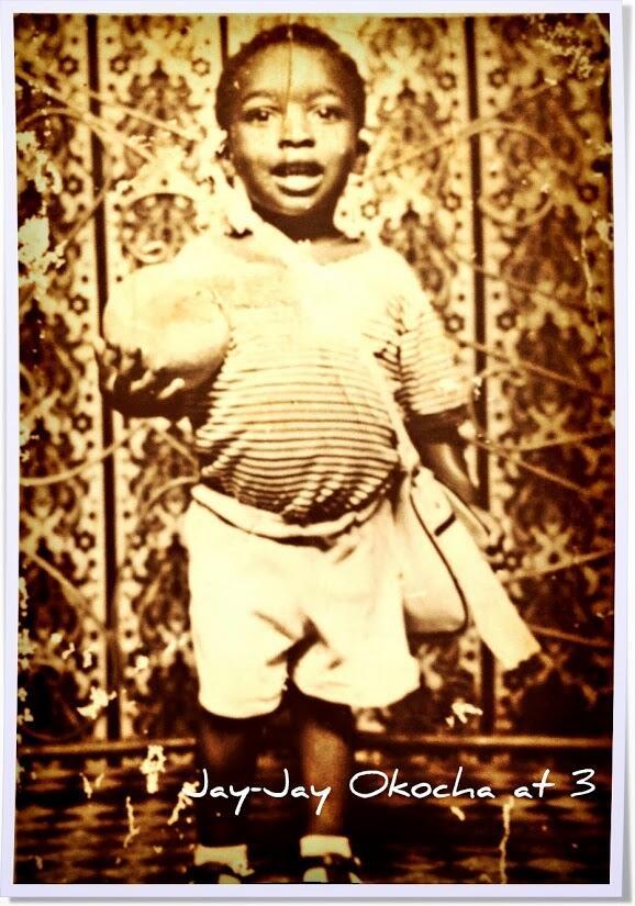 Jay-Jay Okocha as a three-year-old