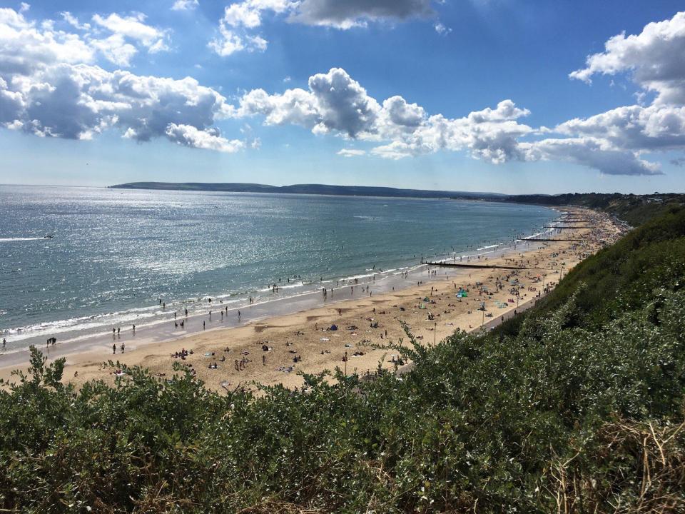  Bournemouth beach in Dorset takes the top spot in the UK's best beaches