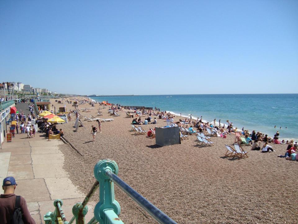  Brighton Beach might be pebbly - but its location in the middle of Brighton makes it extremely popular