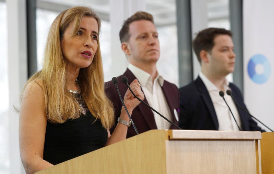  Sandra Khadhouri, James Clarke and James Torrance launched the anti-Brexit party today