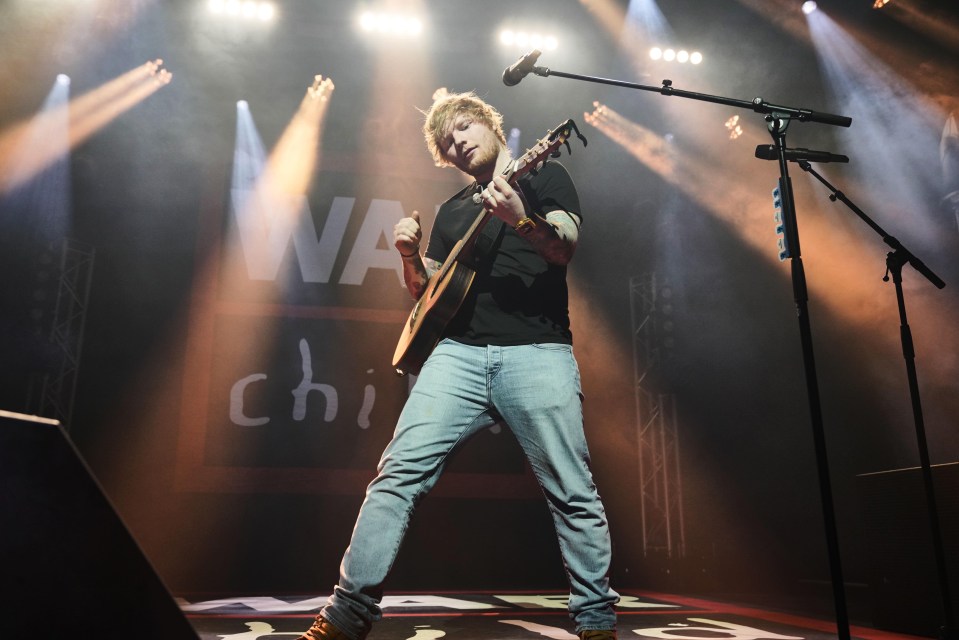 Ed Sheeran has sparked speculation that he has already gotten married