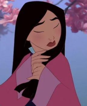  No wonder Mulan looks so upset...