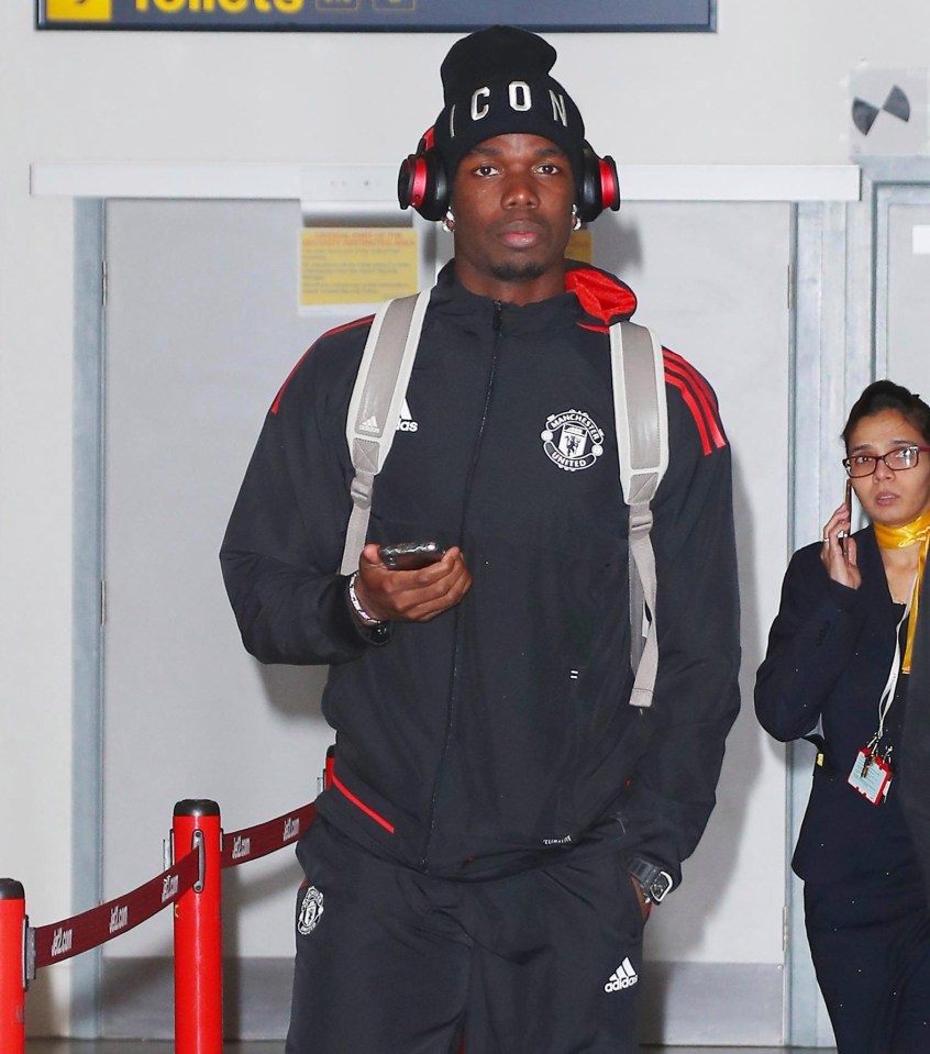 Pogba has jetted out to Seville but may not play in the Champions League clash