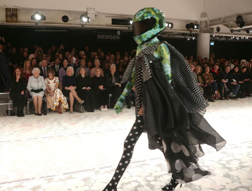  Designer Richard Quinn has been praised for his BDSM-inspired looks