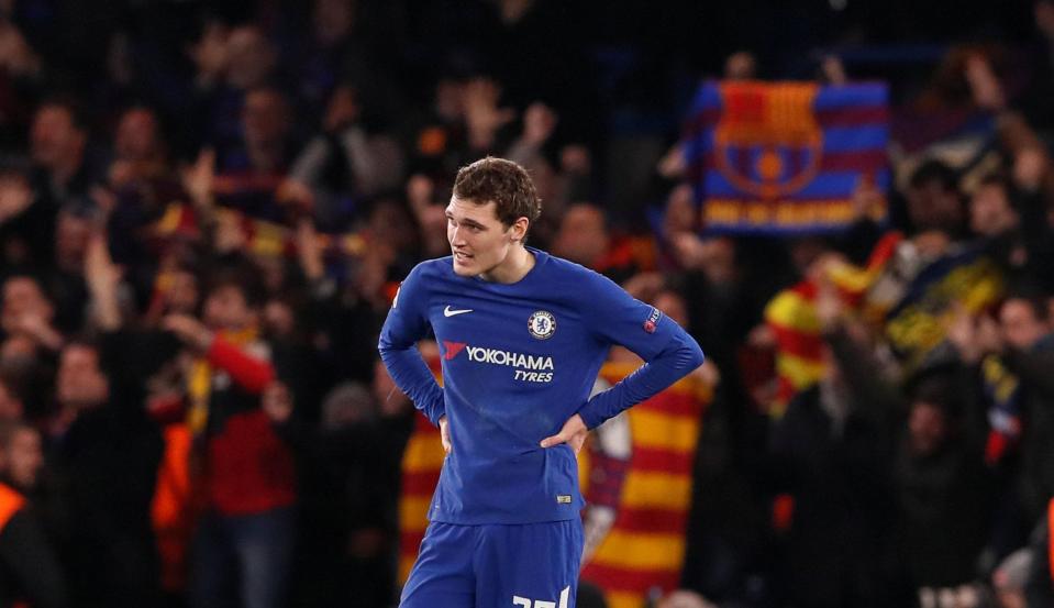  Andreas Christensen has been backed as a future Chelsea captain despite his error against Barcelona