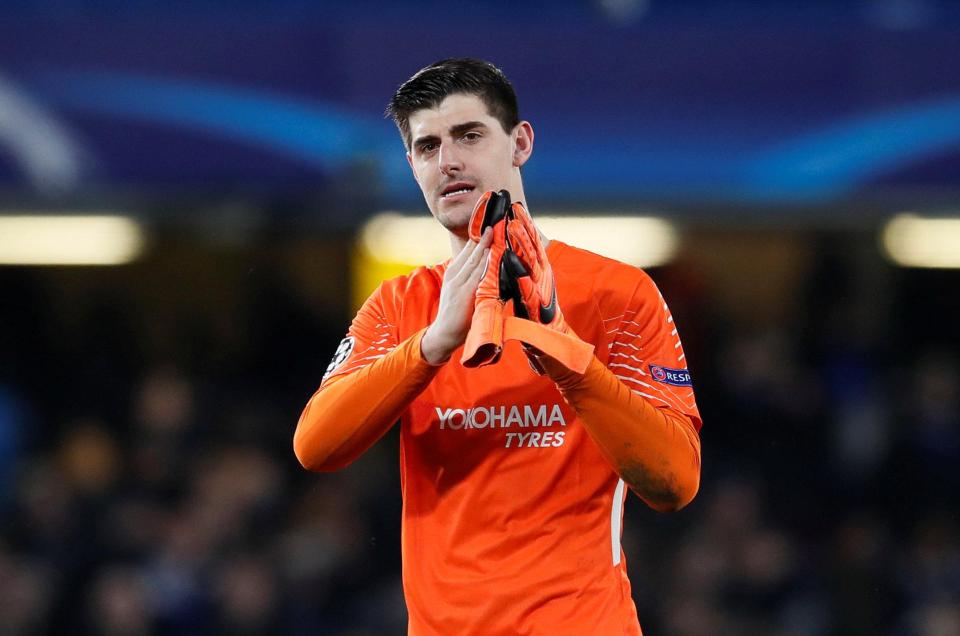  Thibaut Courtois' current Chelsea deal runs out in summer 2019