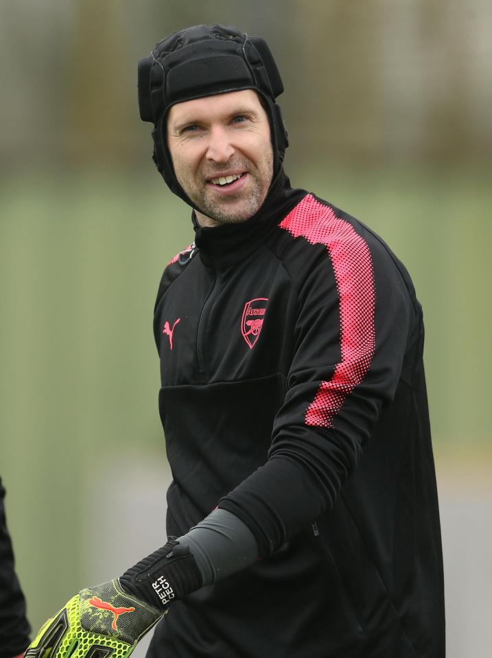  Petr Cech will sit out the two games as David Ospina takes the gloves for the cup ties