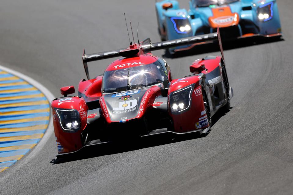  The Ligier JS P217 (pictured) broke down on Fabien Barthez at the 2017 Le Mans race