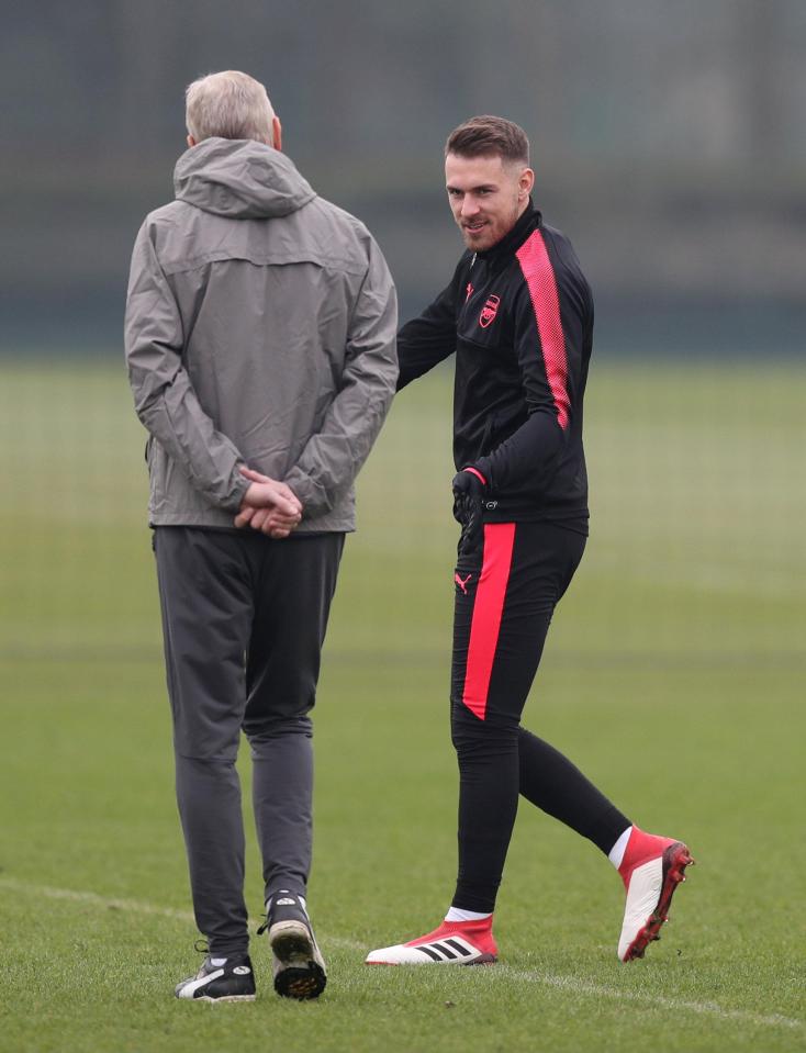  Arsene Wenger refused to rule out Aaron Ramsey of the Carabao Cup final on Sunday