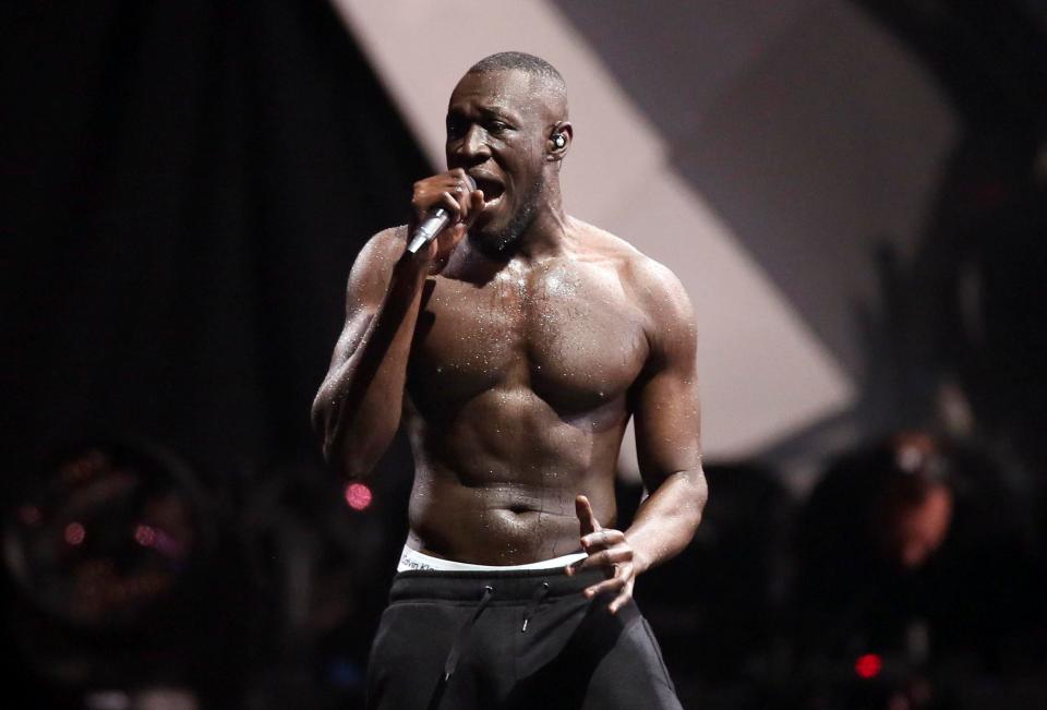  Stormzy performed at the Brits