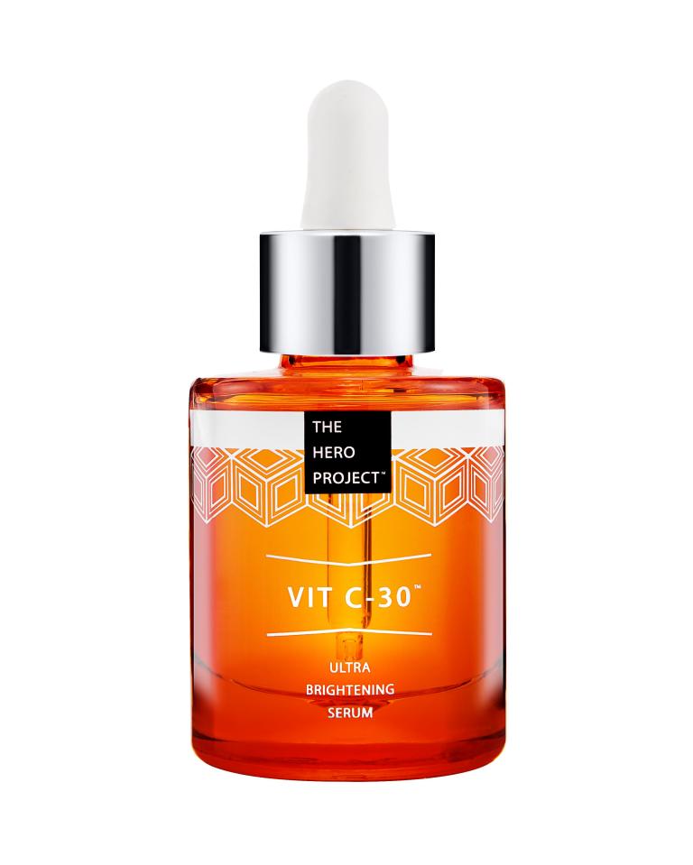  The Hero Project, Vit C-30 Ultra Brightening Serum helped our reviewer's skin feel brighter and clearer