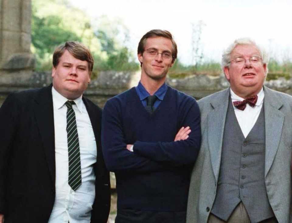  Stephen was in The History Boys alongside James Corden, left, and Richard Griffiths, right