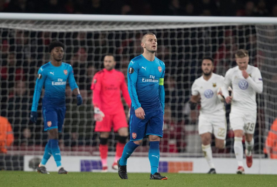  Arsenal were incredibly 2-0 down within 25 minutes at home to Ostersunds