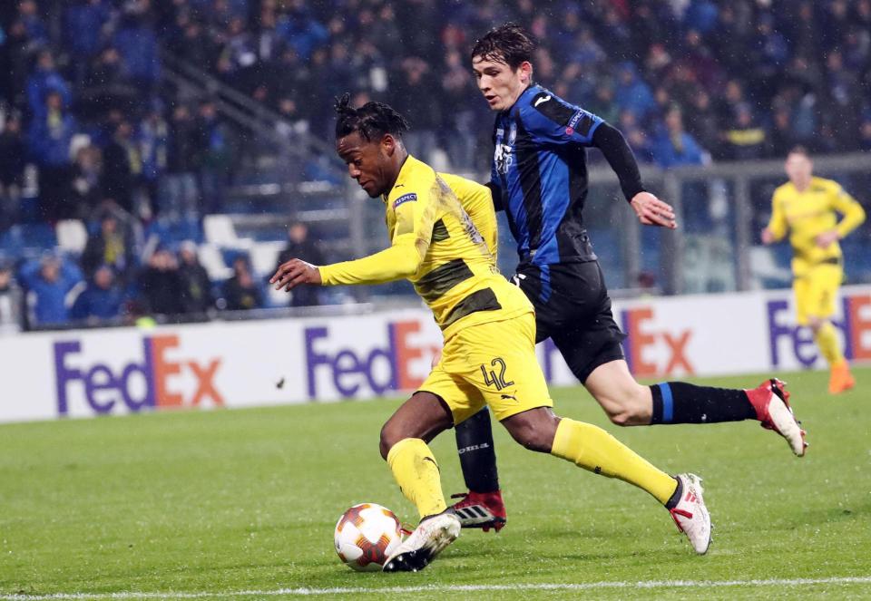  Michy Batshuayi claims he was racially abused by Atalanta fans