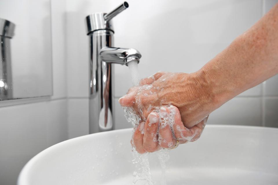  Washing your hands is one of the most important things to keep healthy