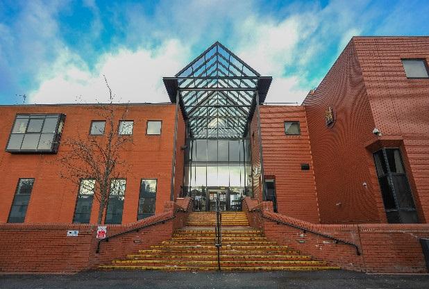  Leicester Crown Court, where the shocking incident happened