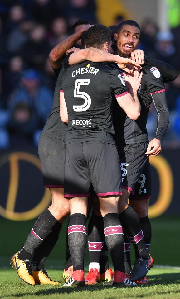  Grabban equalises for Villa against Sheffield Wednesday