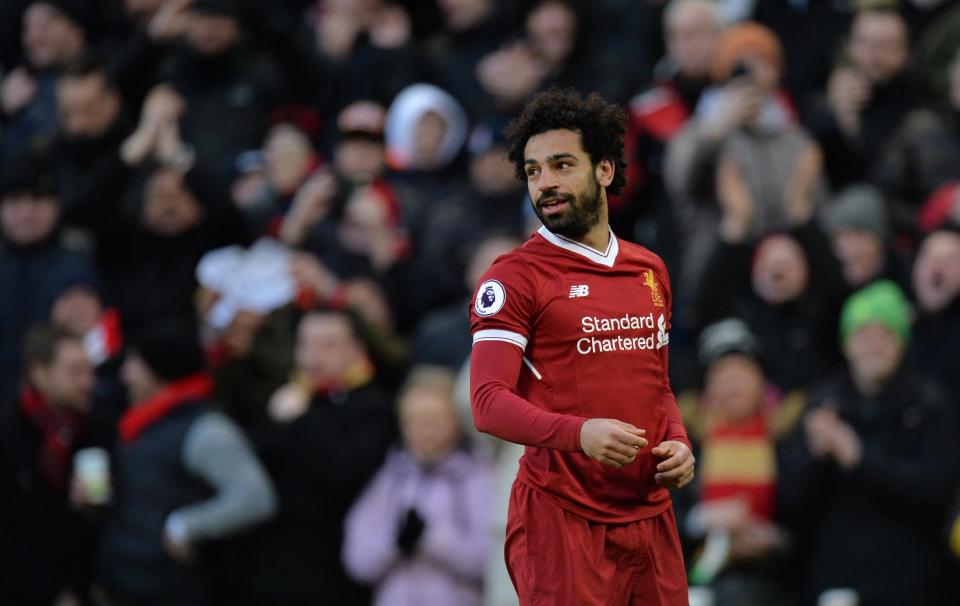  Mo Salah will be in action when Liverpool take on Bournemouth at Anfield on Grand National day