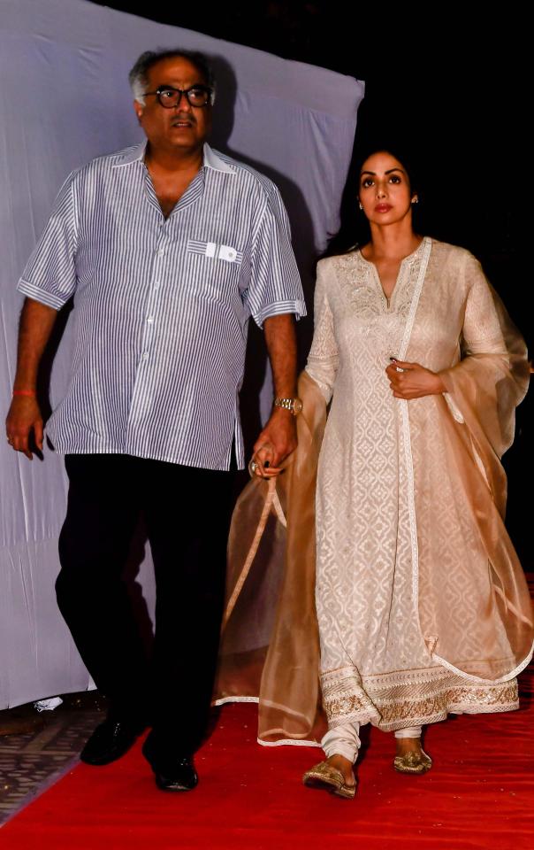 Boney Kapoor and Sridevi