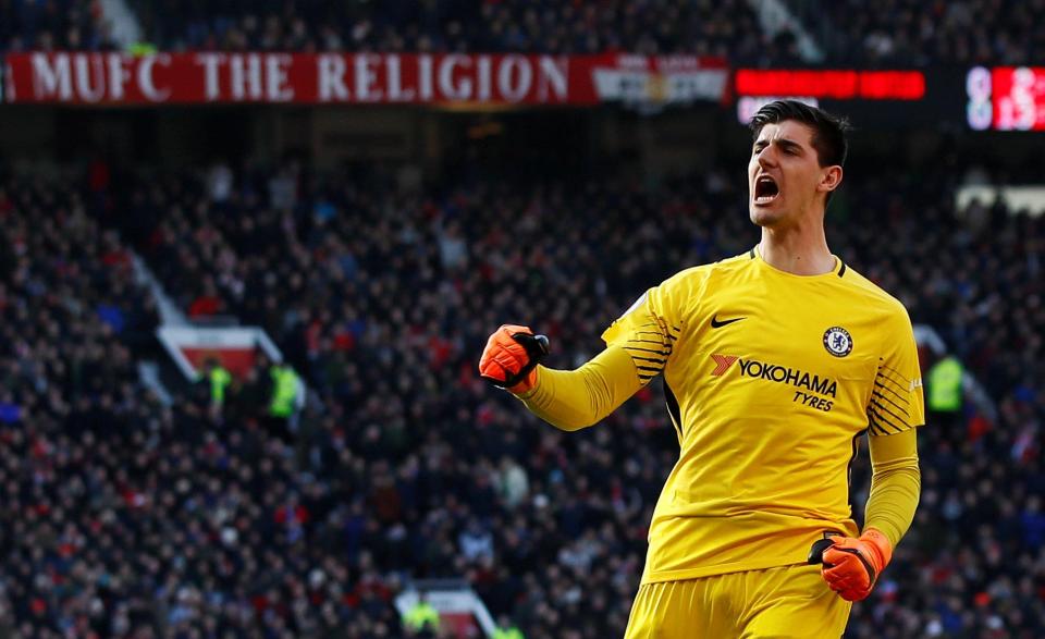  Chelsea stopper Thibaut Courtois is also on Real Madrid's radfar