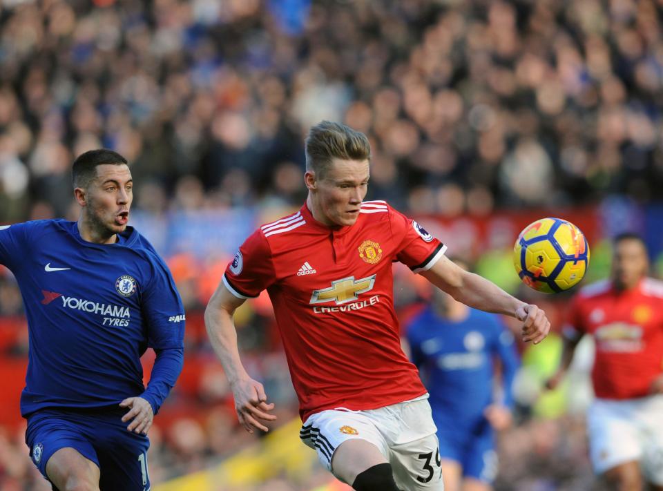  Scott McTominay was solid as a rock as Manchester United beat champions Chelsea 2-1 at Old Trafford