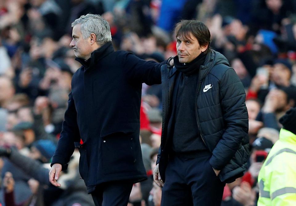  Mutual respect shown between Jose Mourinho and Antonio Conte