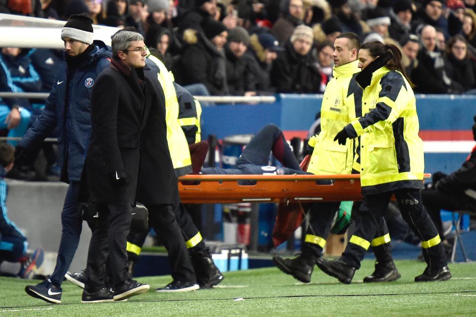  The world class superstar could now miss as many as eight weeks for PSG