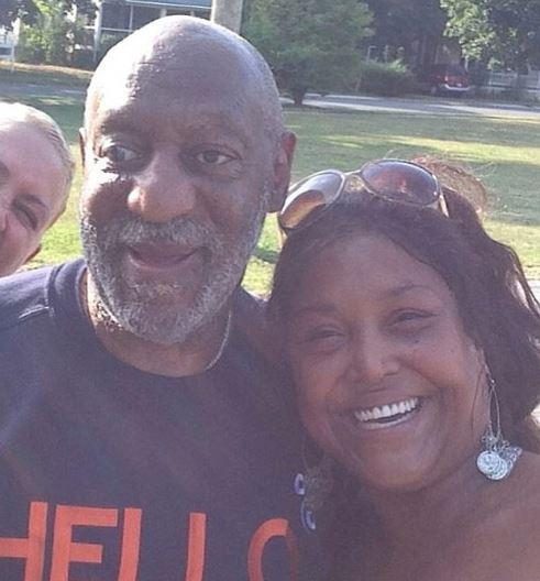  Cosby is pictured with his daughter Ensa, who died from renal disease