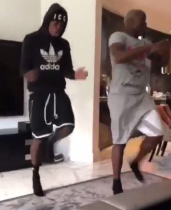  Paul Pogba showed off his dance moves with his brother Mathius