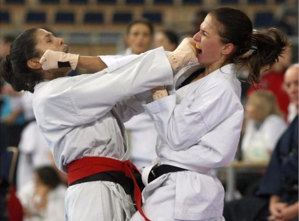  Anna Lewandowska is a member of the Pruszkow Karate Club