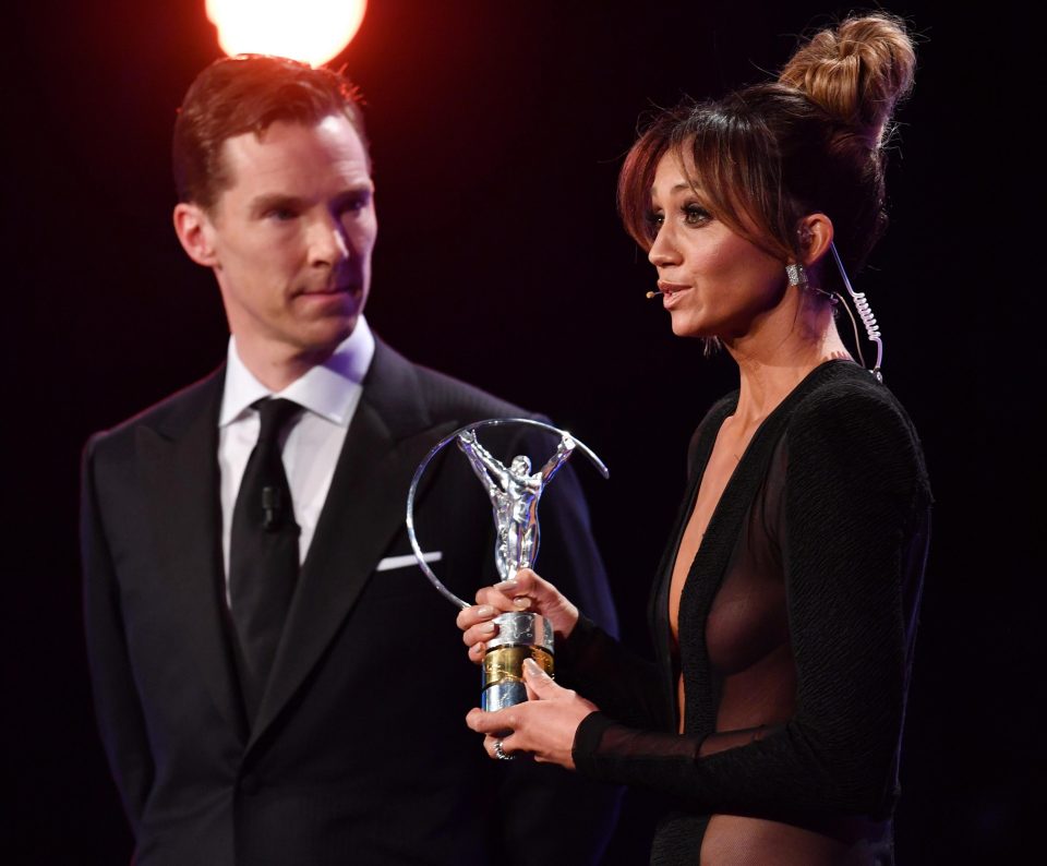  Benedict Cumberbatch and Kate Abdo went down a storm as hosts of the award ceremony