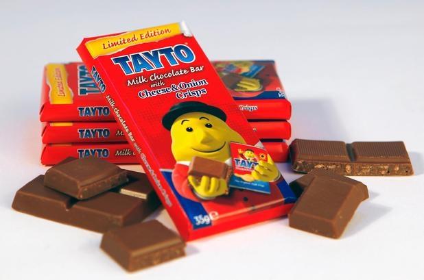  Tayto made 100,00 cheese and onion flavoured chocolate bars in response toa social media campaign