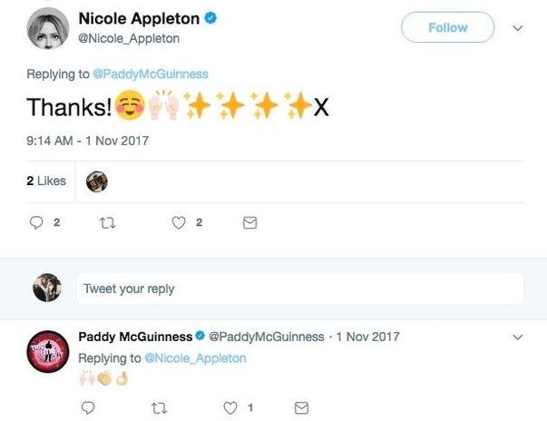  ...and Nicole quite liked it