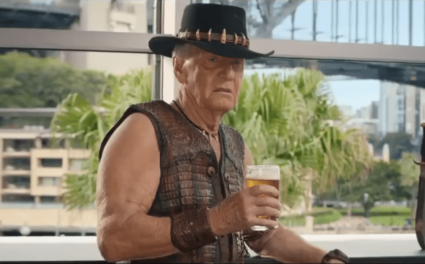  Hogan sips a pint at the end of the hilarious teaser