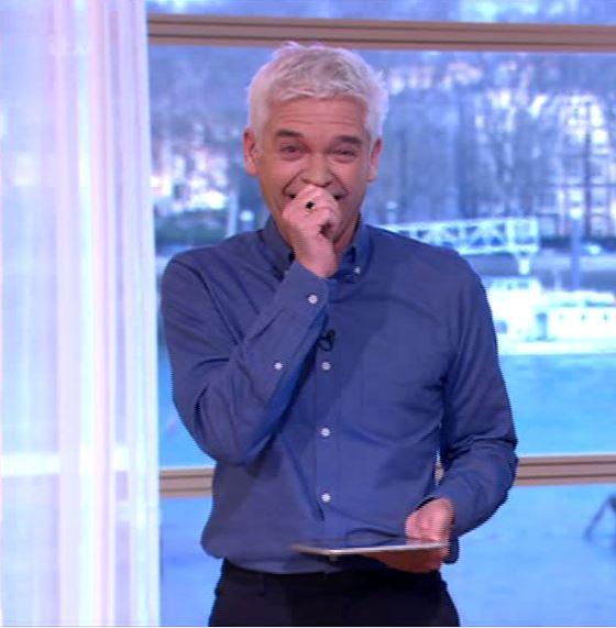  Phillip Schofield got the giggles and had to walk off set