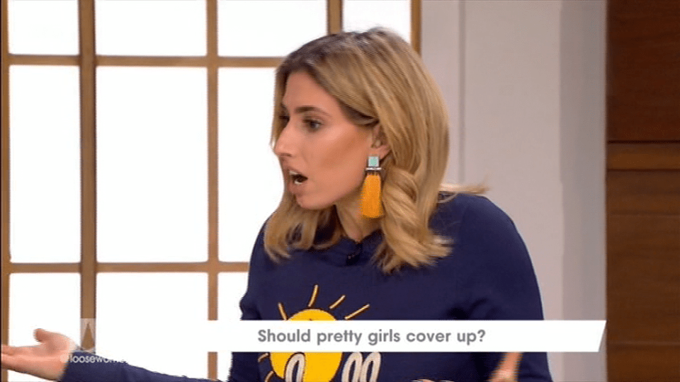  Stacey Solomon passionately defended grid girls today after they were banned from Formula 1