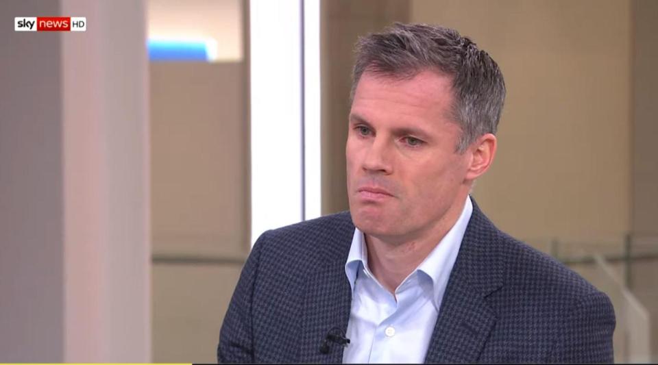  Carragher was forced to endure an excruciating interview on Sky News