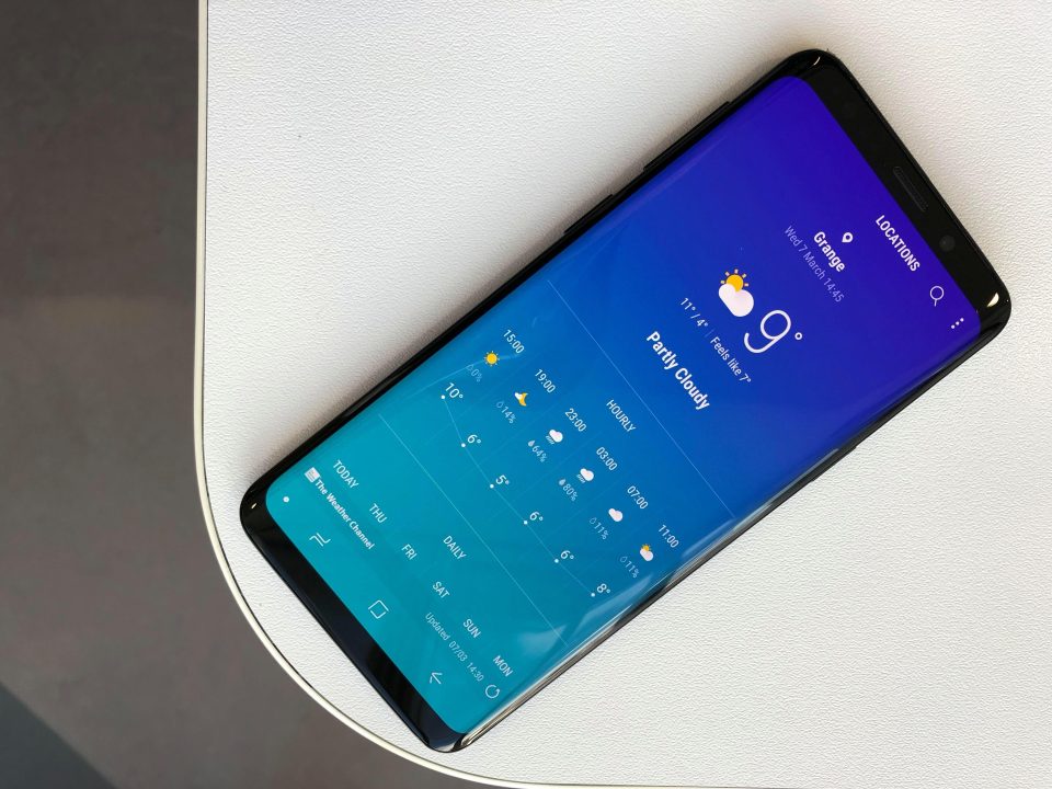  The Samsung Galaxy S9 starts at £739 in the UK