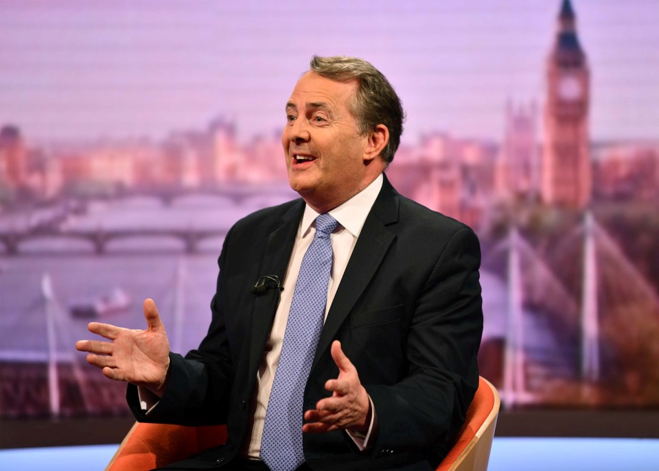  Dr Liam Fox appeared on the Andrew Marr Show on Sunday