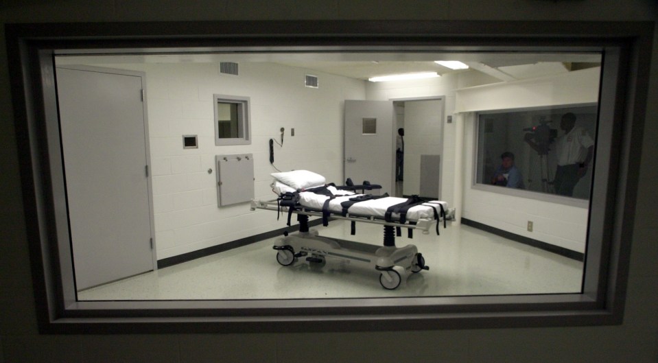  Alabama's lethal injection chamber at Holman Correctional Facility in Atmore