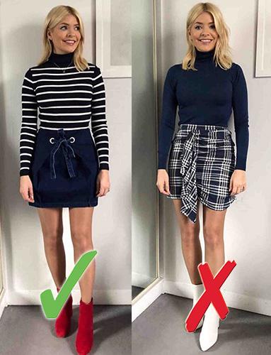  Holly Willoughby had to change her outfit earlier today amid fears her skirt was too short for daytime TV