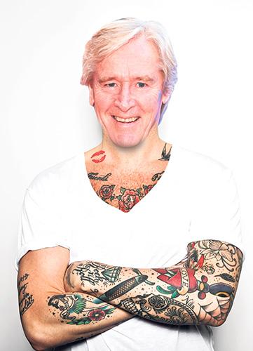  Corrie legend Ken Barlow suits the inked look