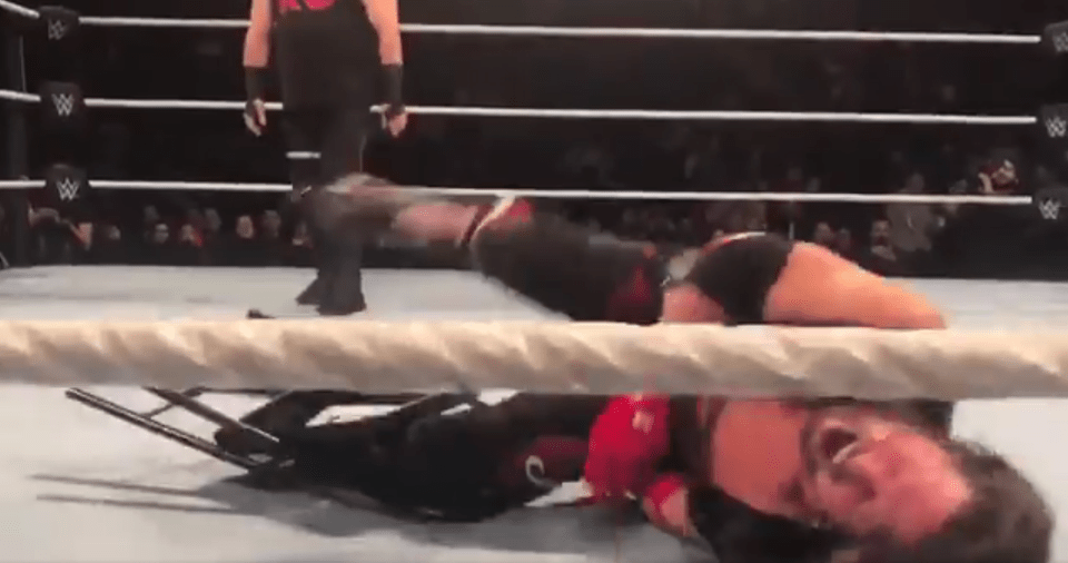 AJ Styles was left in agony after the brutal attack by the Sami Zayn and AJ Styles