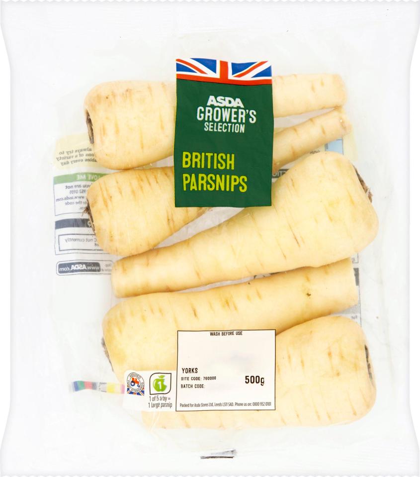  Asda's parsnips are by far the cheapest around