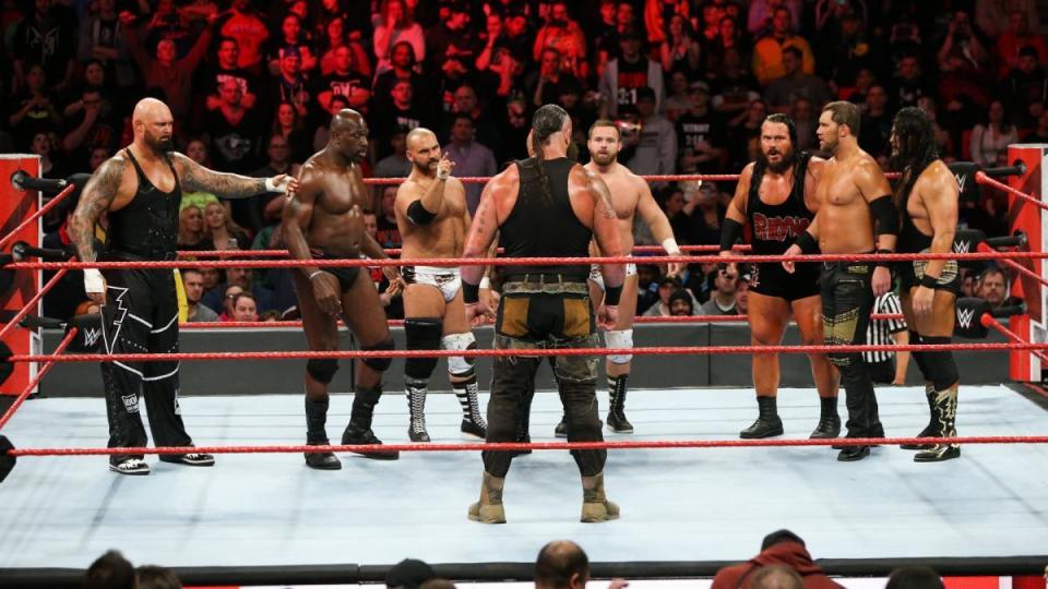  Braun faces the entire battle royal