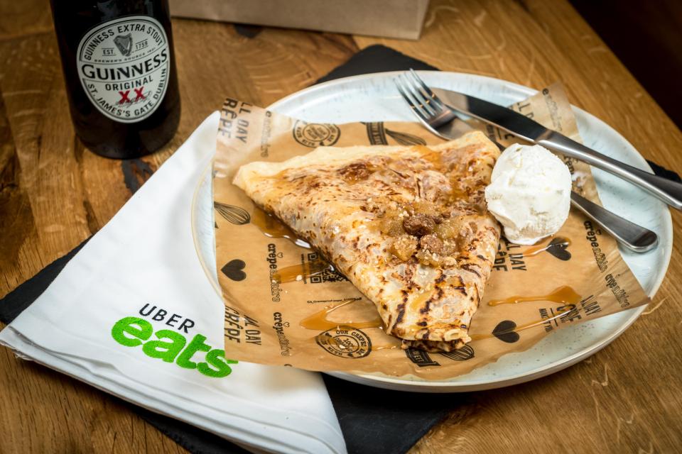  The Guinness infused crepe is available from Crêpeaffaire