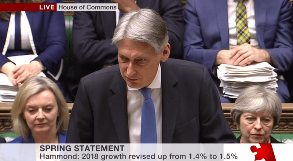  Philip Hammond said today he would look at how to cut down on plastic use in the UK