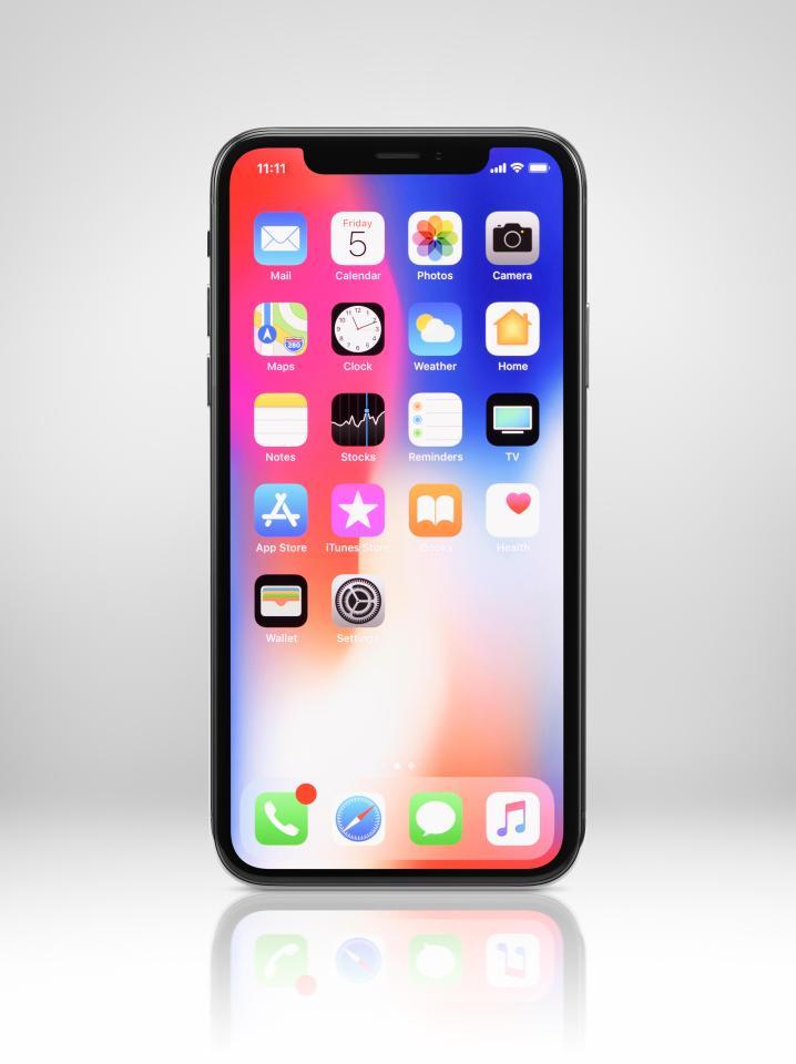  The iPhone X was the first Apple smartphone to introduce a "notch" at the top of the screen